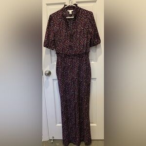 London Times London Short Sleeve Jumpsuit